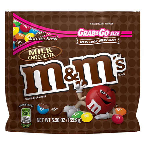 MMS MILK CHOCOLATE STAND UP POUCH 5.5 OUNCE 61