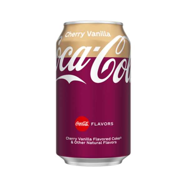 Coca Cola Cherry Vanilla Soda USA 12x355ml min