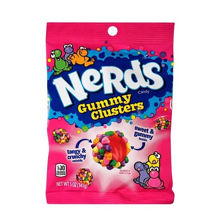 sweet maple candy nerds gummy clusters each 48352