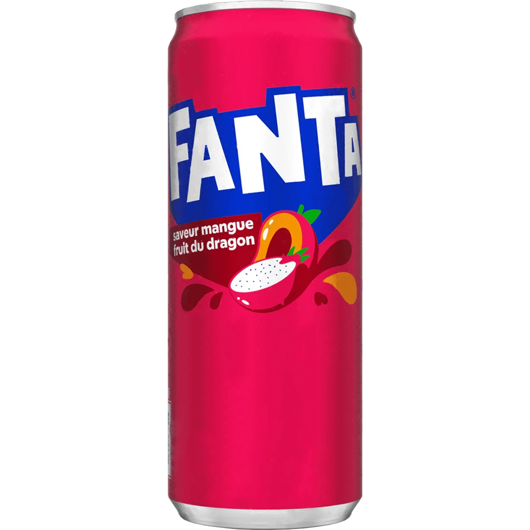 Fanta Mango Dragonfruit 330ml Fanta Mango & Dragonfruit 24 x 330ml