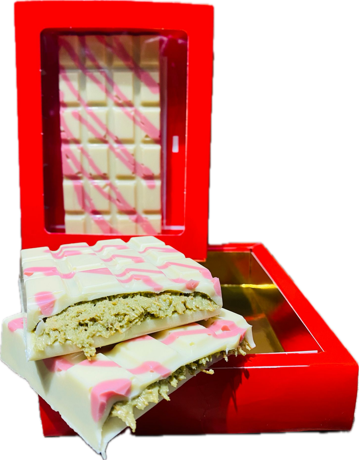 DUBAI CHOCOLATE BAR ROSE 1 X 220g ( Boutique Handmade) - Kirpa