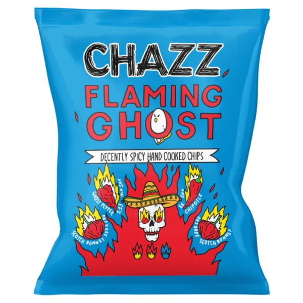 Chazz Potato chips with Ghost pepper, 50 g / 14