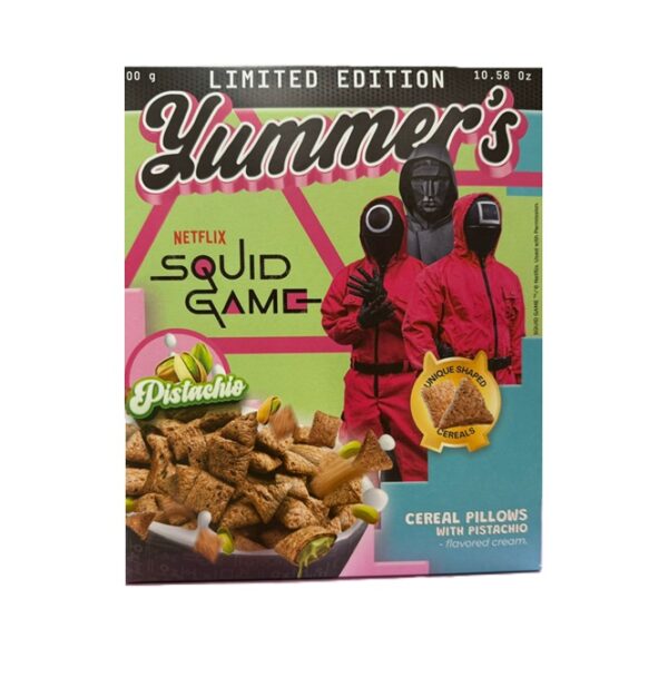 YUMMERS SQUID GAME PISTACHIO CEREAL 12X300g