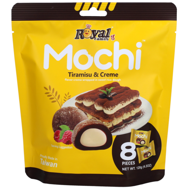 Royal Family Mochi Tiramisu & Creme 12x120g