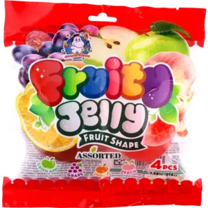 ABC Fruity Jelly Fruit Shape Assorted (4pcs.) bags | 30x214g.