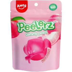 AMOS PEELERZ GUMMY PEACH 36 x 65g
