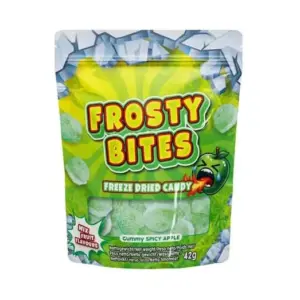 Frosty Bites Gummy Spicy Apple Freeze Dried Candy 24 x 42g