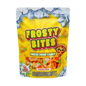 Frosty Bites Gummy Pizza Freeze Dried Candy 24 x 50g