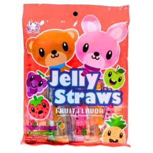 ABC Bear and Bunny Jelly Straw in Bag Different Flavors 30x300g.