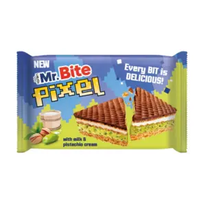 Mr.Bite Pixel Chocolate Milk and Pistachio Cream 10 x 28g