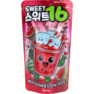 Sweet16 Watermelon Ade (Zero Sugar) with Sweeteners 10x200ml (Korean)