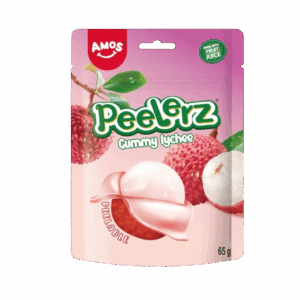 AMOS PEELERZ GUMMY LYCHEE 24 x 65g