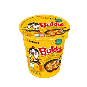 Samyang Bulldak Hot Chicken Ramen Cheese Cups 6 x 70g (Halal)
