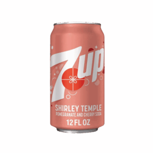 7UP Shirley Temple Pomegranate and Cherry Flavored Soda 12 x 355ml