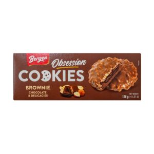 Bergen Obsession Brownie Cookies 18 x 128gr