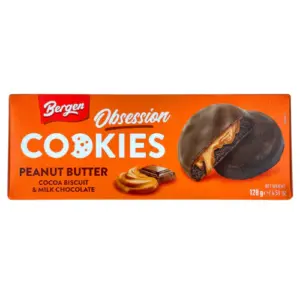 Bergen Obsession Peanut Butter Cocoa Cookies 18 x 128gr