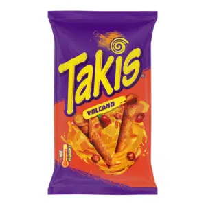 Takis Queso Volcano Chips 18 x 100 grams
