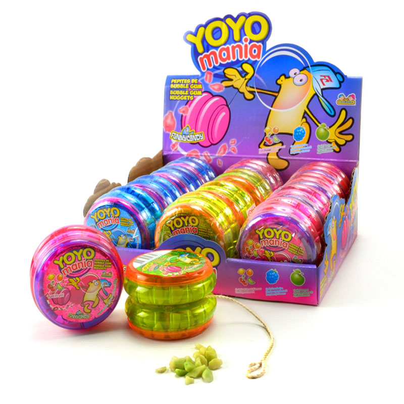 140404 Yo yo Mania Jojo mit Kaugummi 12 Stueck 5 Funny Candy Yoyo candy 12x26g