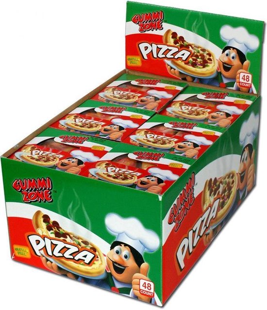 Gummy Zone Pizza Slices 48 x 14g