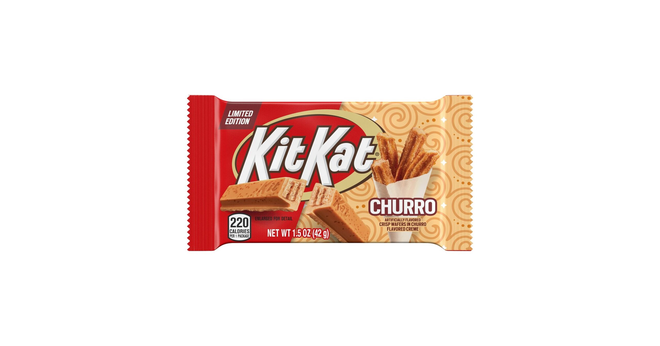 Hershey KIT KAT Churro scaled Kitkat Churro 24x41.5 gr Made in Brazil