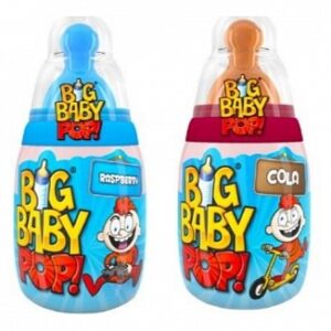 Bazooka Big Baby Pop Raspberry & Cola (12 x 32g)