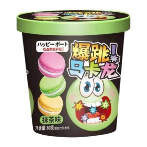 Gangfu Popping Macarons Matcha 24 x 80g