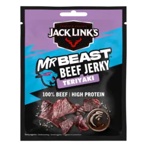 Jack Link's ft Mr Beast Beef Jerk Teriyaki 12 x 40g (Halal)