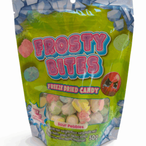 Frosty Bites Sour Pebbles Freeze Dried Candy 24 x 50g