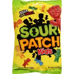SOUR PATCH KIDS PEG BAG 12 x 8 oz