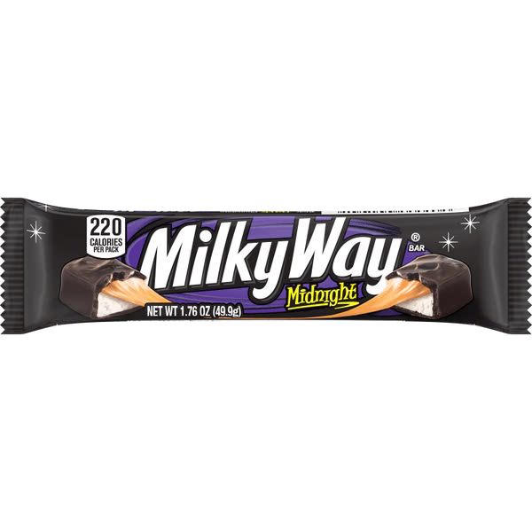 milky Milky Way Midnight Dark Chocolate Bar 24 x 1.76 oz
