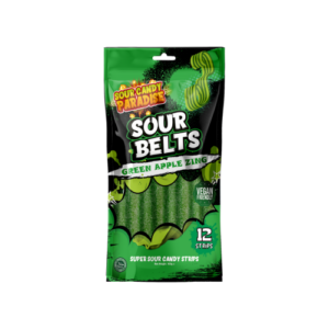 Sour Candy Paradise Sour Belts Green Apple 12x100g (HALAL)