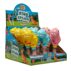 Candy Paradise Dinosplash Water Gun Toy With Candy 12x10g (HALAL)