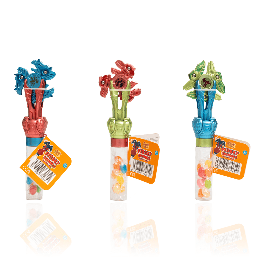 Candy Paradise Toy With Candy Fidget Spinner 12x10g 1 1 Candy Paradise Fidget Spinner Toy With Candy 12x10g (HALAL)