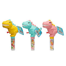 images 3 Candy Paradise Dinosplash Water Gun Toy With Candy 12x10g (HALAL)