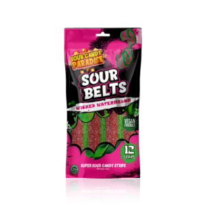 Sour Candy Paradise Sour Belts Wicked Watermelon 12x100g (HALAL)