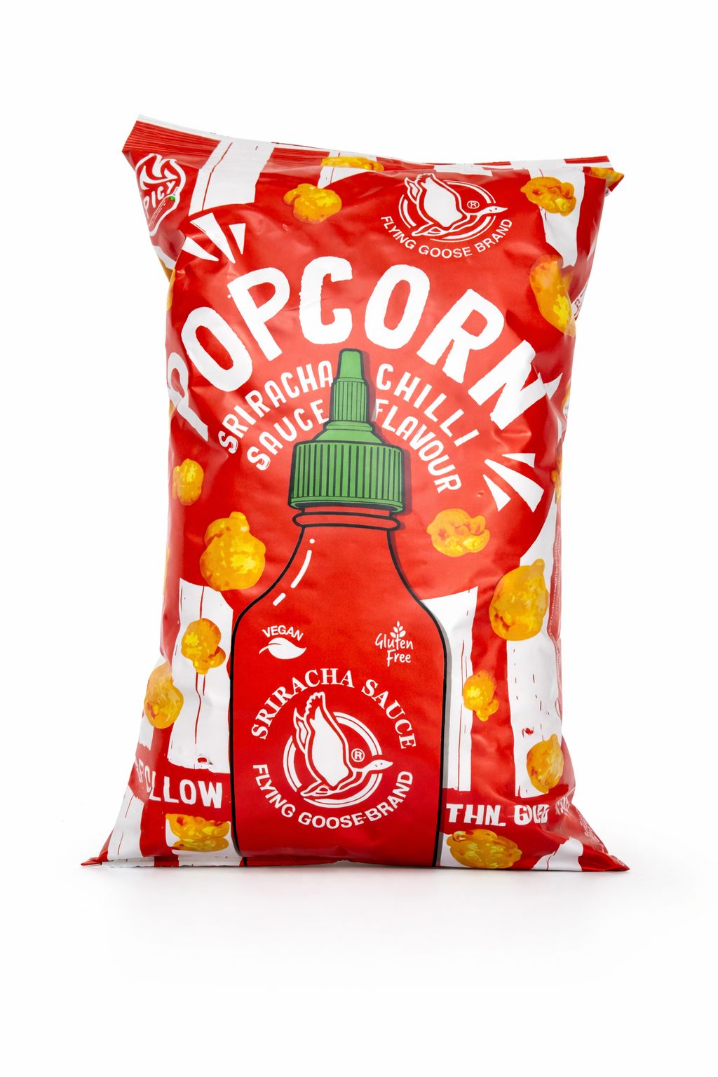 Snacks Popcorn Sriracha chilli Snacks Popcorn Sriracha chilli 12x80g (KOREAN)