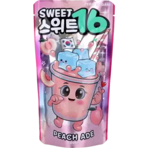 Sweet16 Peach Ade (Zero Sugar) with Sweeteners 10x200ml (Korean)