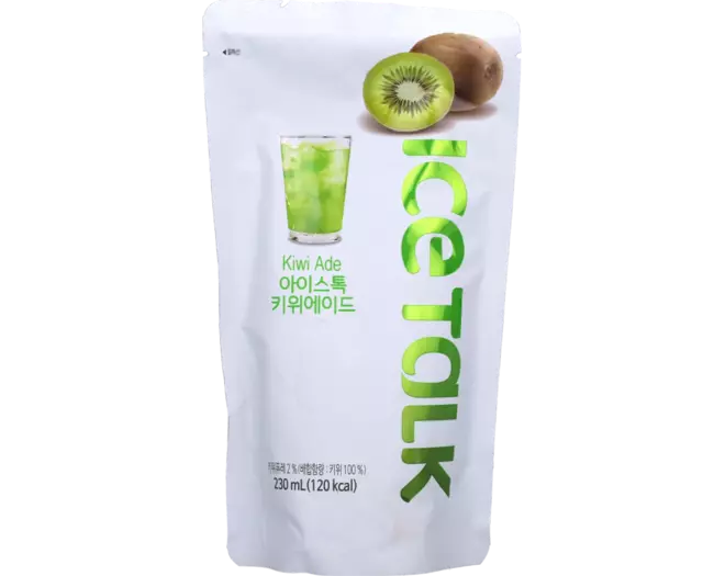 0763 1 Ice Talk Kiwi Ade (Pouch) 10x230ml (Korean)