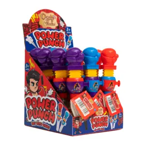 Candy Paradise Power Punch Toy With Candy 12x10g (HALAL)