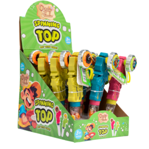 Candy Paradise Spinning Top Toy With Candy 12x10g (HALAL)