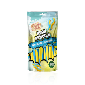 Candy Paradise Neon Pencils Blue Razz Lemonade 12x130g (Halal)