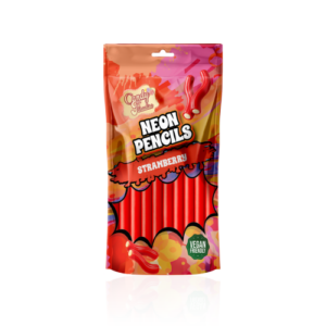 Candy Paradise Neon Pencils Strawberry 12x130g (Halal)