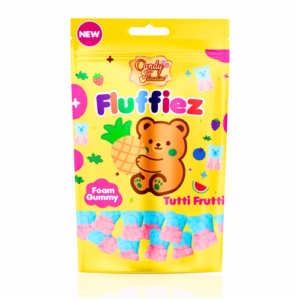 Candy Paradise Fluffiez Tutti Frutti Foam Gummy 12x100g (HALAL)