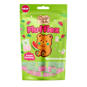 Candy Paradise Fluffiez Watermelon Foam Gummy 12x100 (HALAL)