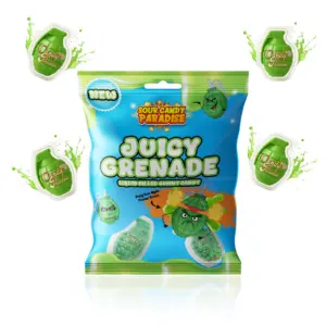 Candy Paradise Juicy Grenade Gummy 12x72g (HALAL)