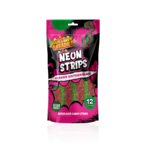 Sour Candy Paradise Neon Strips Wicked Watermelon 12x130g (Halal)