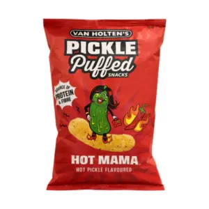 Van Holtens Pickled Puffed Snacks Hot Mama (14 X 50g)