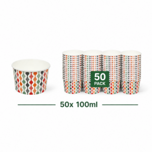 Eiscreme-Schalen 100 ml (4 Unzen) x 50 Stück