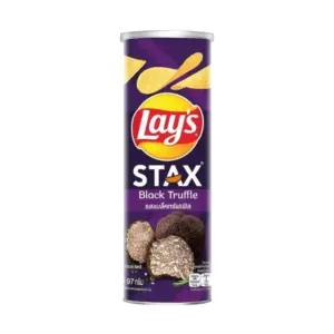 Lays Stax Black truffle 24 x 90g (Imported Asia)