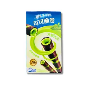 Oreo Cocoa Crisp Rolls Matcha 24 x 50g (Imported Asia)